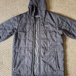 Patagonia Men's Quilted Coat w/ Hood Midweight, Gray, Size: XS
